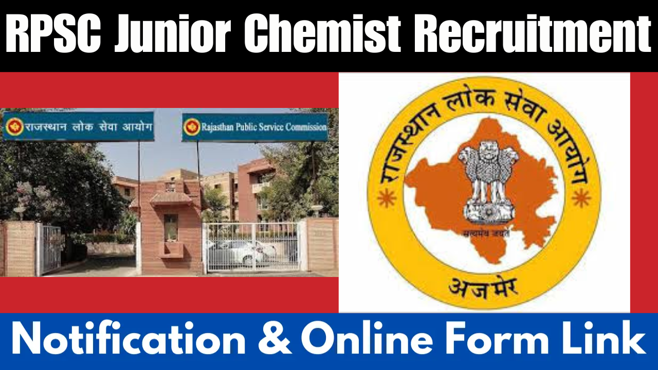 RPSC Junior Chemist Recruitment
