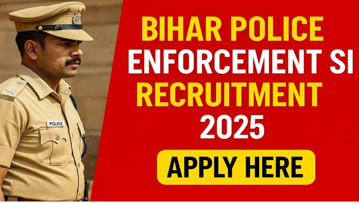 Bihar Police Enforcement SI Recruitment