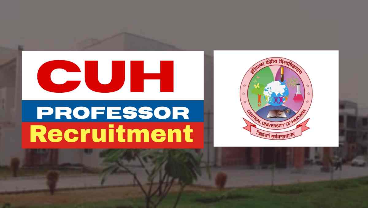 Central University of Haryana Teaching Recruitment