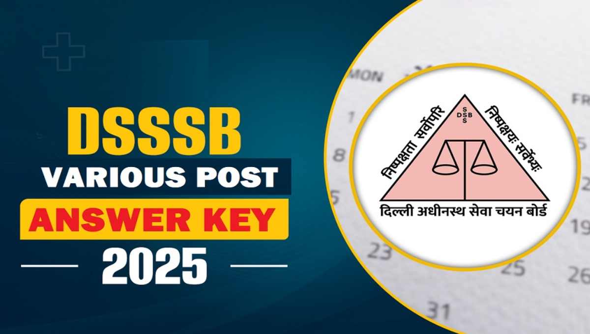 DSSSB Answer Key 2025