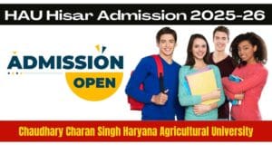 HAU Hisar Admission 2025-26