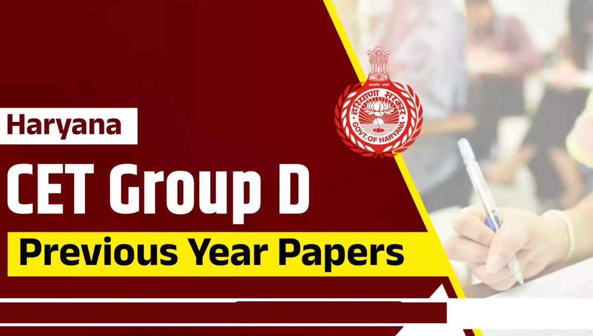 HSSC CET Group D Previous Year Question Paper
