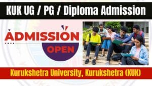 KUK UG PG Diploma Admission