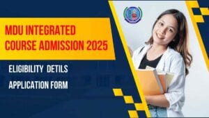 MDU Integrated Course Admission