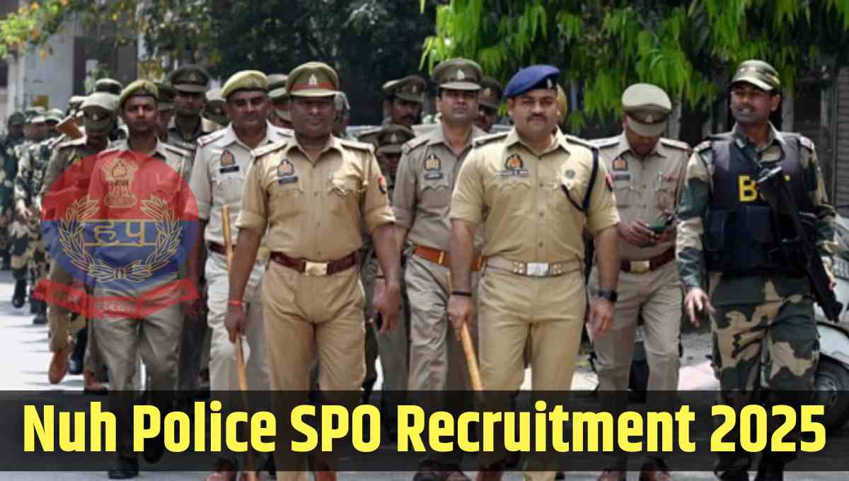 Nuh Police SPO Recruitment