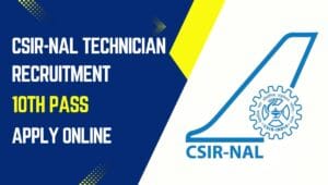 CSIR-NAL Technician Recruitment