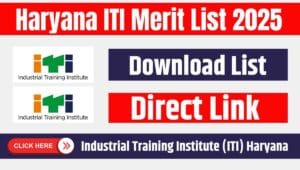 Haryana ITI Merit List 2025
