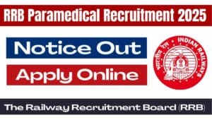 RRB Paramedical Recruitment 2025