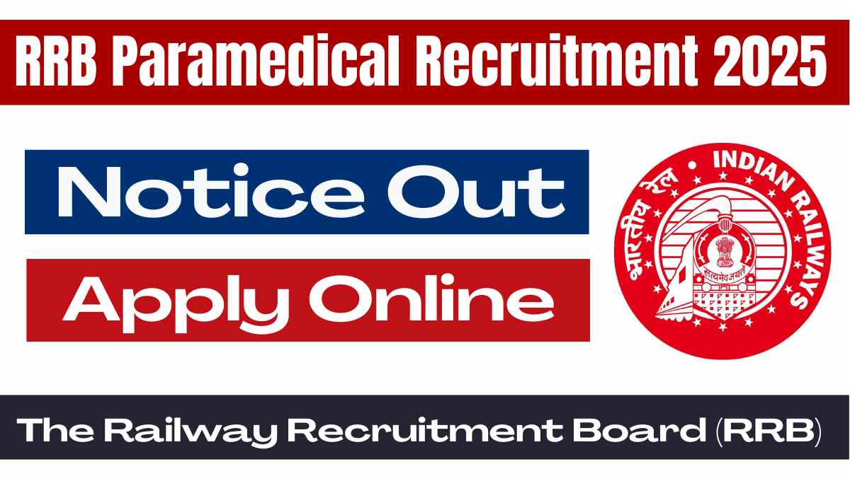 RRB Paramedical Recruitment 2025