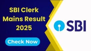 SBI Clerk Mains Result 2025