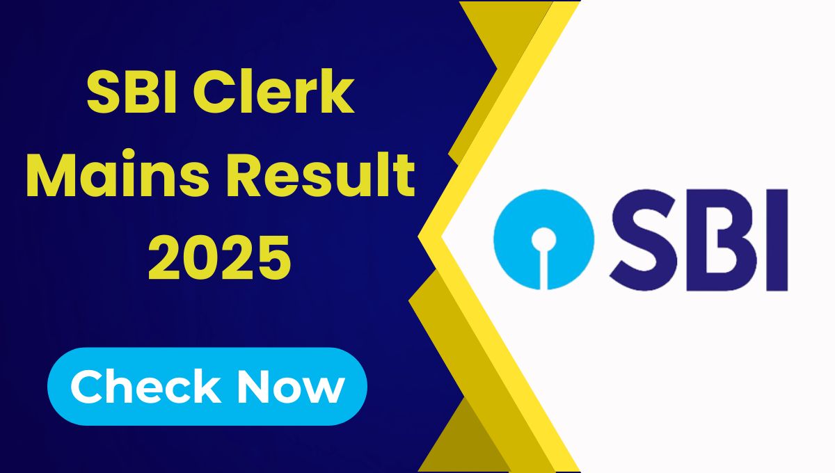 SBI Clerk Mains Result 2025