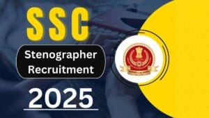 SSC Stenographer Recruitment