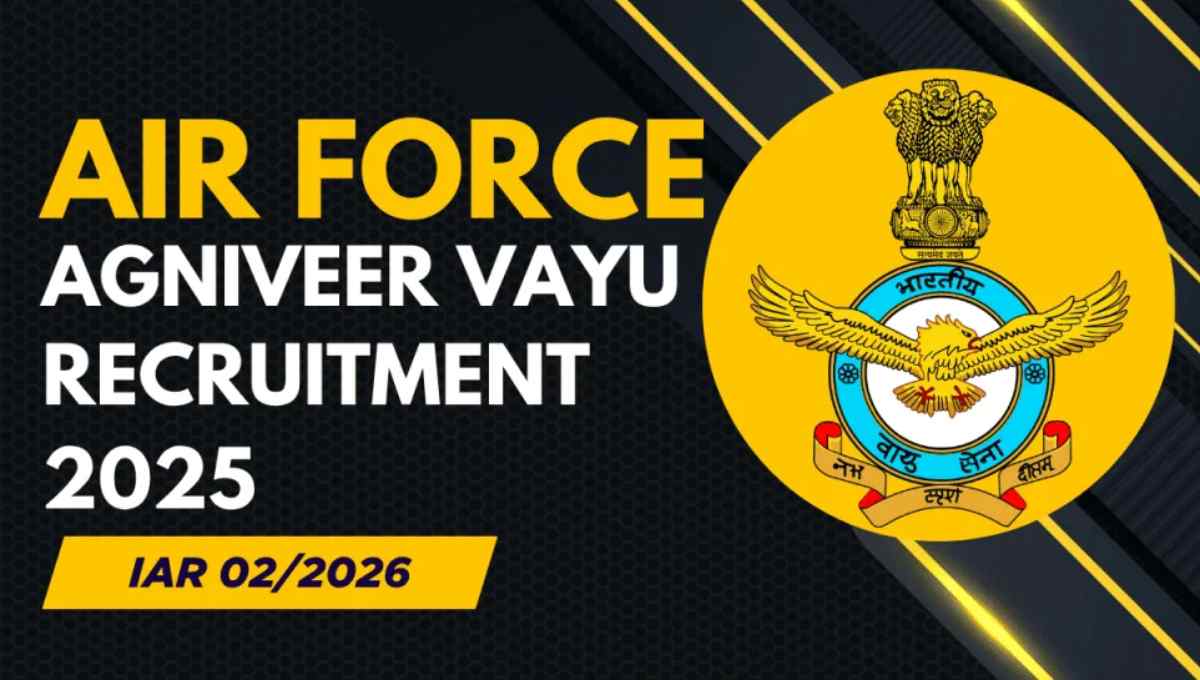 Air Force Agniveer Recruitment 2025 Notification Out 022026