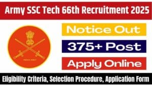 Army SSC Tech 66th Recruitment