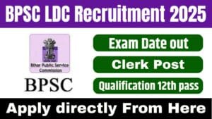 BPSC LDC Recruitment 2025