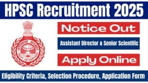 HPSC Assistant Director and Senior Scientific Recruitment