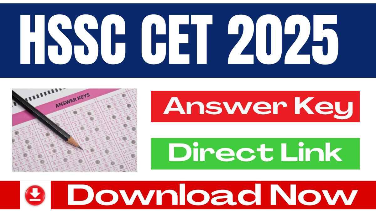 Hssc cet Answer Key