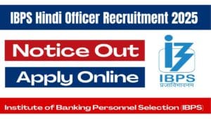IBPS Hindi Officer Recruitment