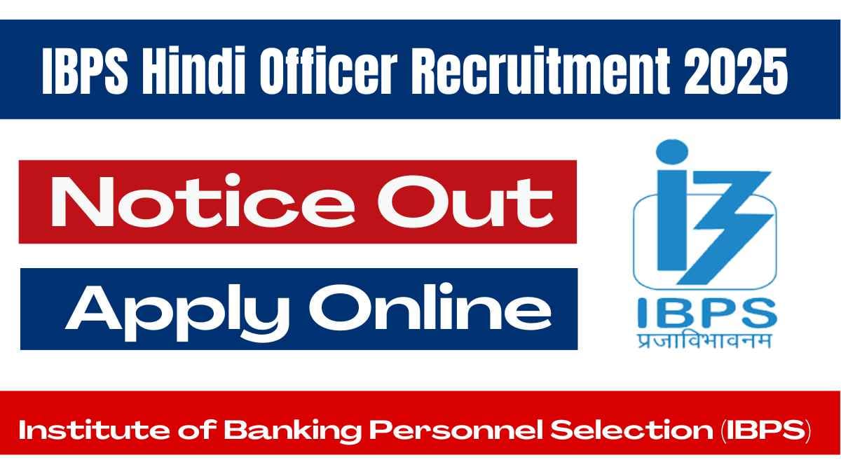 IBPS Hindi Officer Recruitment