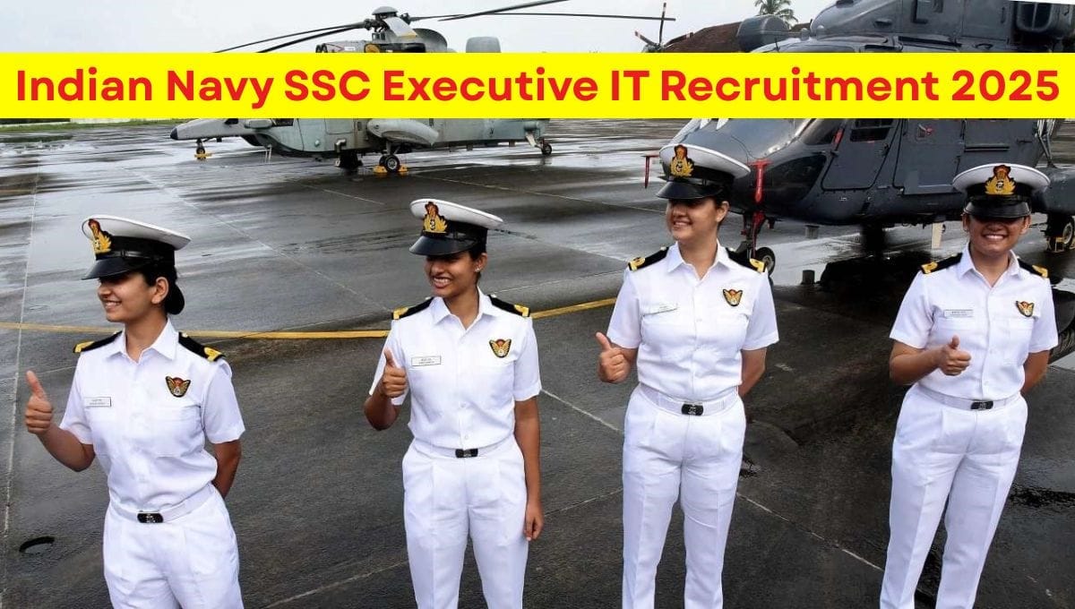 Indian Navy SSC Executive IT Recruitment