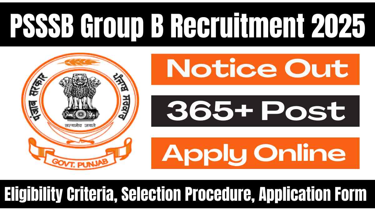 PSSSB Group B Recruitment