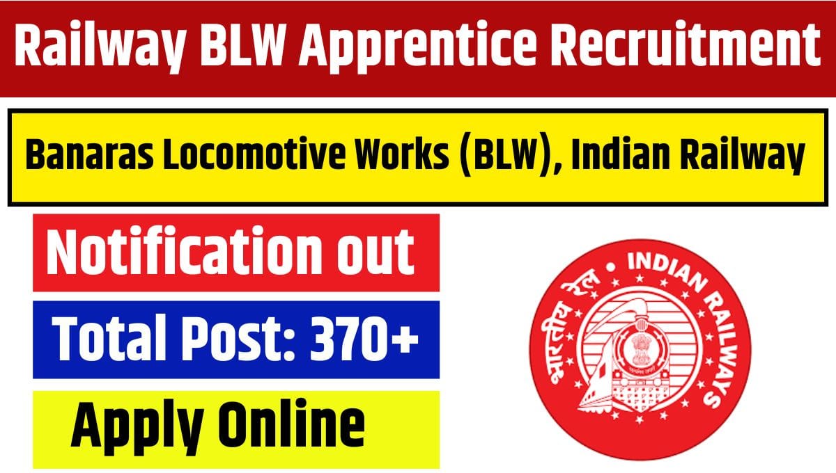 Railway BLW Apprentice Recruitment
