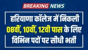 Rashtriya College of Education Rohtak Recruitment