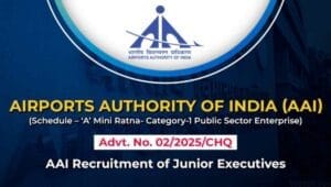 AAI Junior Executive Recruitment