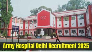 Army Hospital Delhi Recruitment 2025