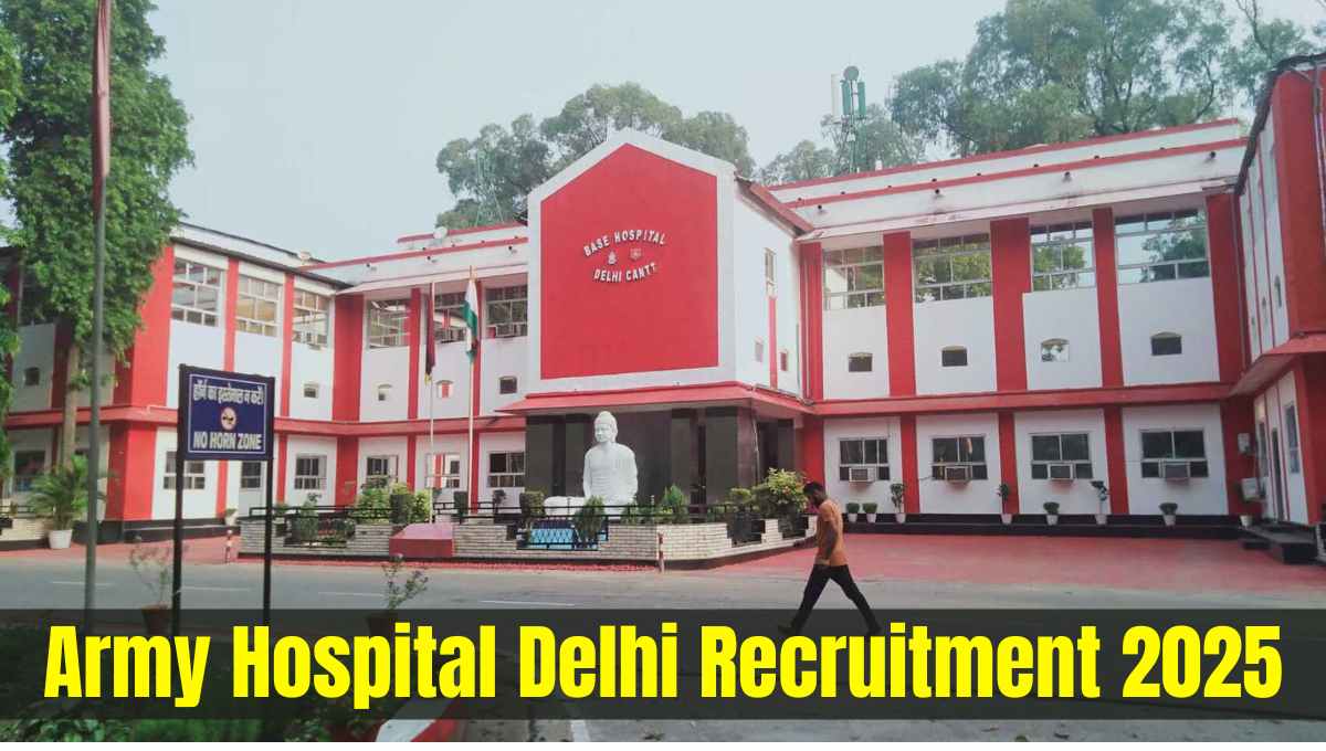 Army Hospital Delhi Recruitment 2025