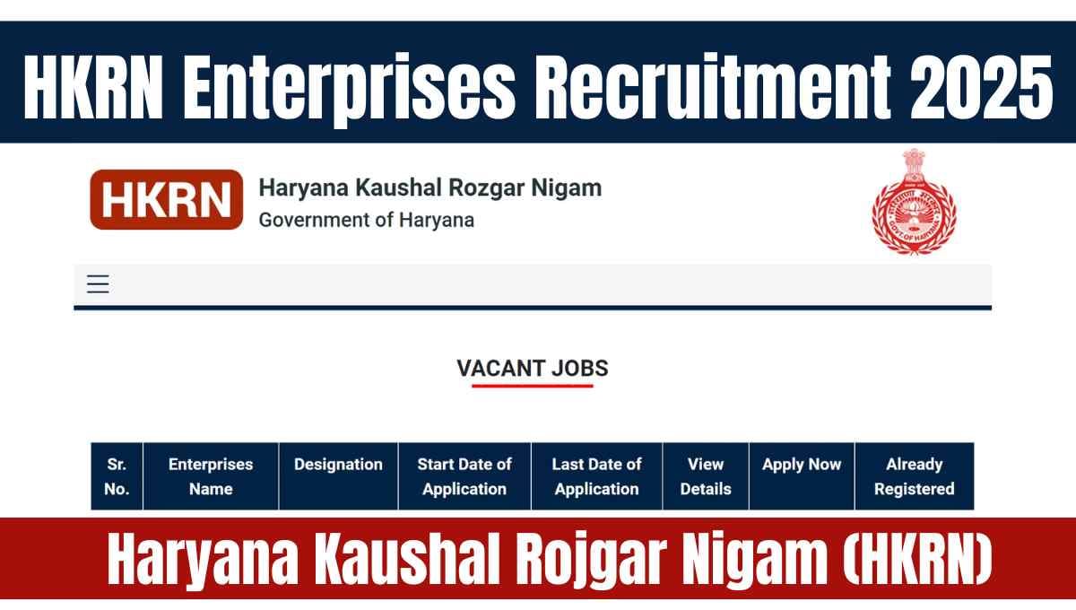 HKRN Enterprises Recruitment 2025