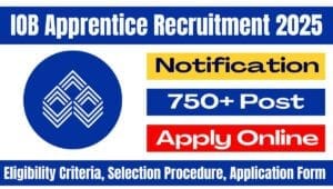 IOB Apprentice Recruitment