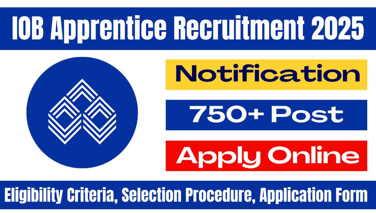 IOB Apprentice Recruitment