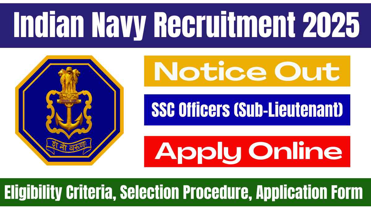 Indian Navy SSC Officer Recruitment