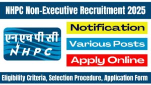 NHPC Non-Executive Recruitment