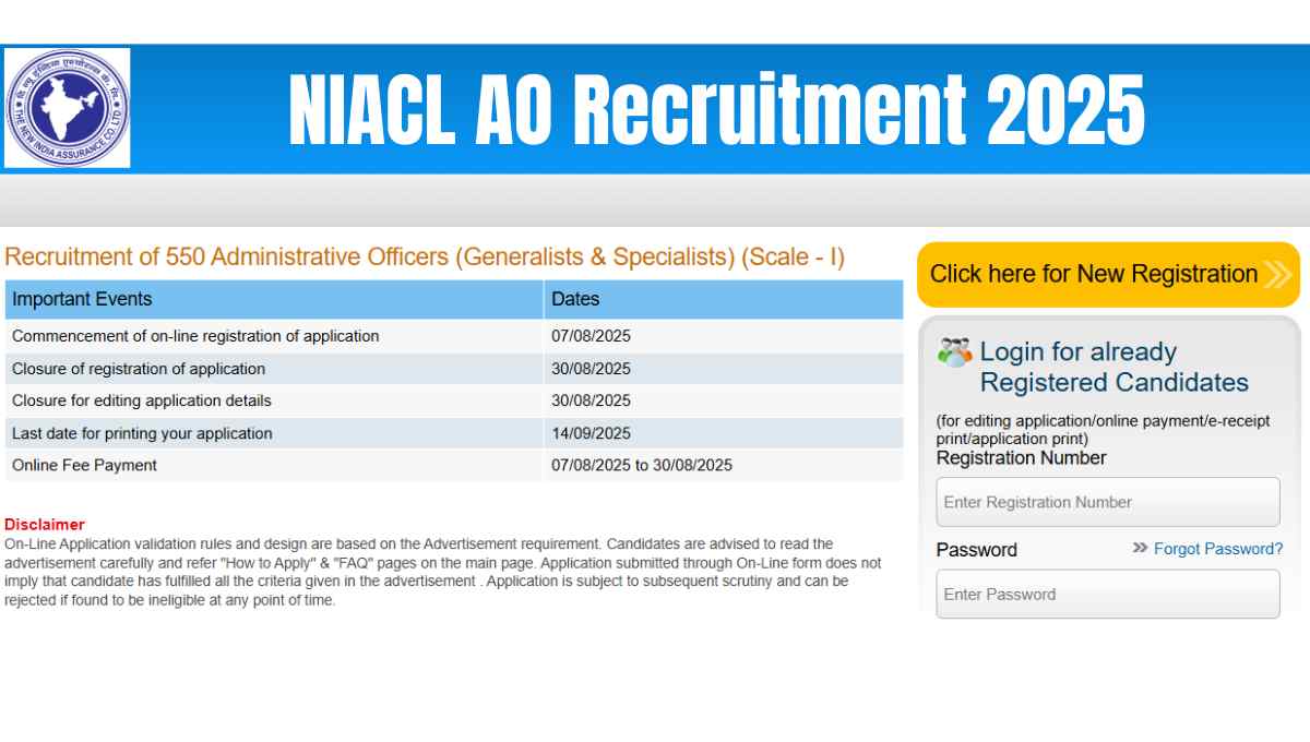 NIACL AO Recruitment 2025