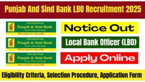 Punjab And Sind Bank LBO Recruitment