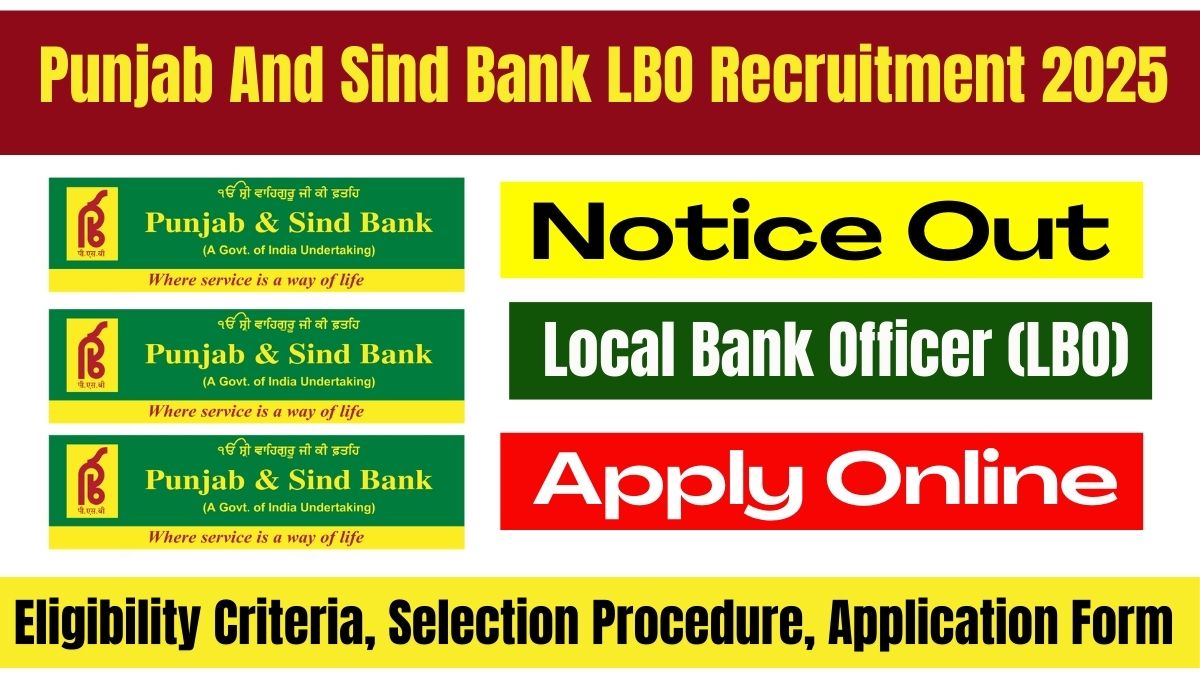 Punjab And Sind Bank LBO Recruitment