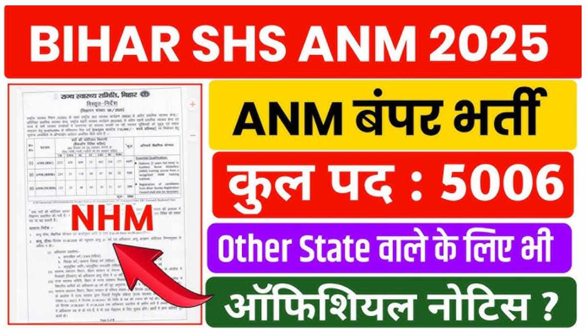 SHSB ANM Recruitment