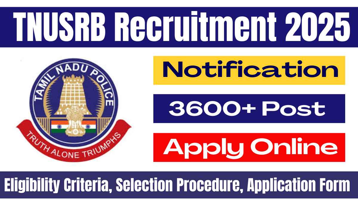 TNUSRB Recruitment