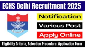 ECHS Delhi Recruitment