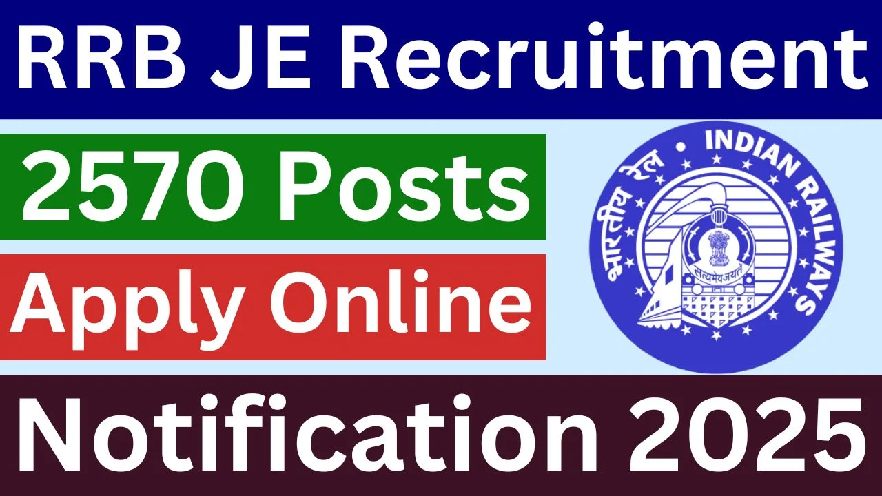 RRB Junior Engineer (JE) Recruitment