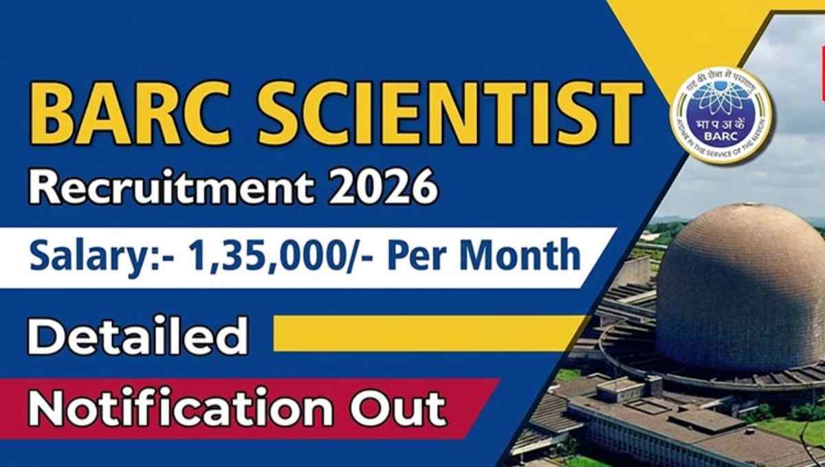 BARC Scientist Recruitment 2026
