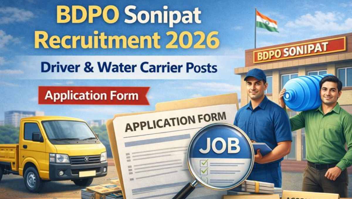 BDPO Sonipat Recruitment 2026
