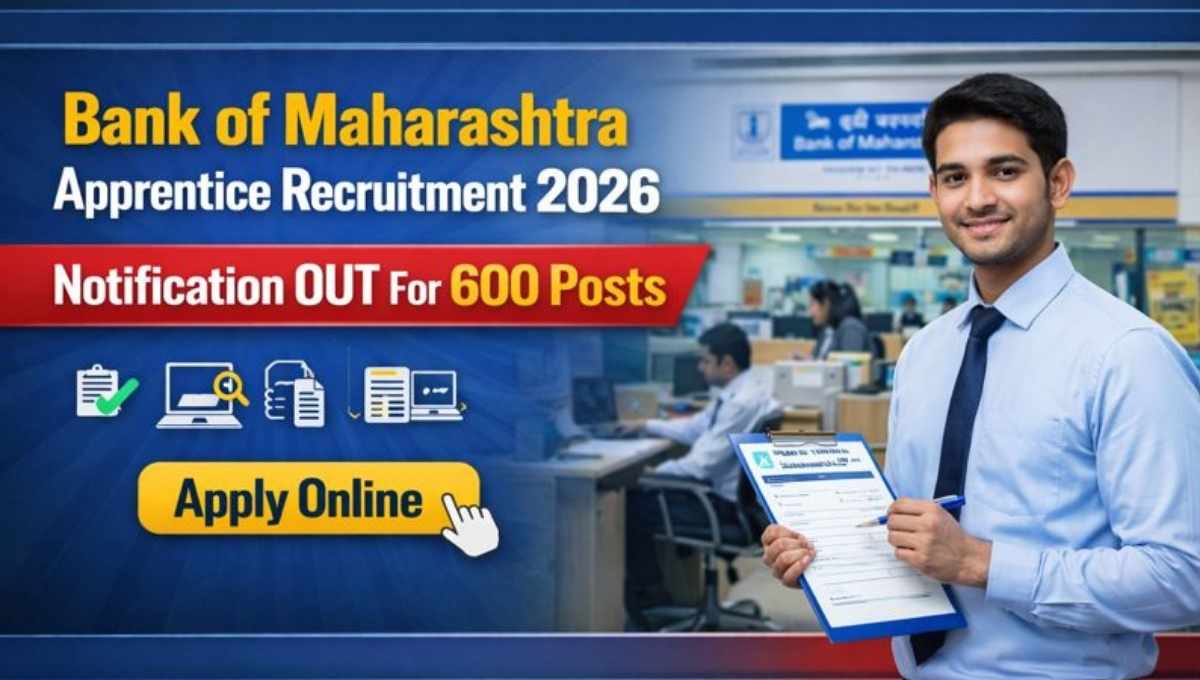 Bank of Maharashtra Apprentice Recruitment