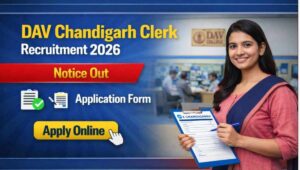 DAV Chandigarh Clerk Recruitment