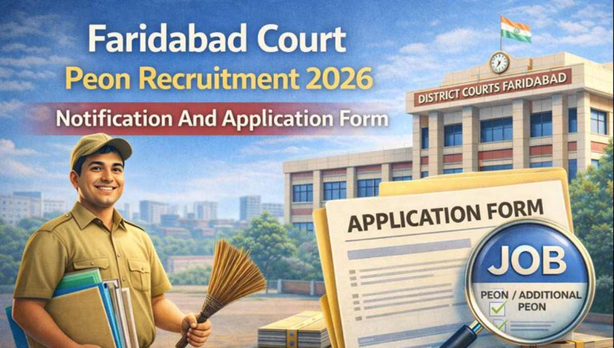 Faridabad Court Peon Recruitment
