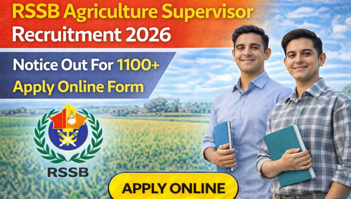 RSSB Agriculture Supervisor Recruitment 2026