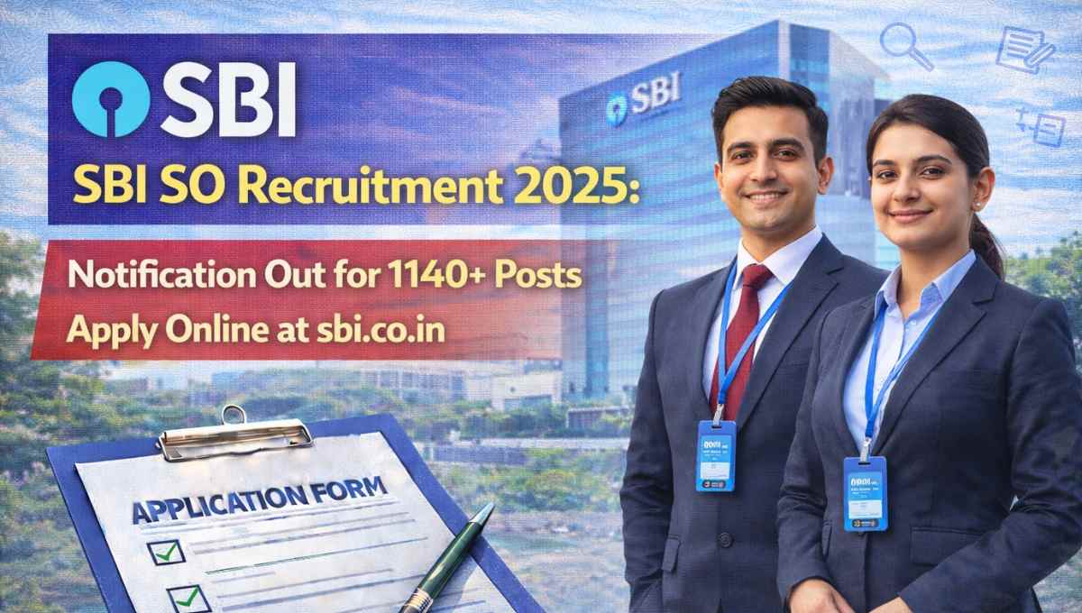 SBI SO Recruitment 2025