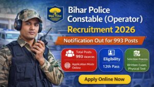 Bihar Police Constable Operator Recruitment